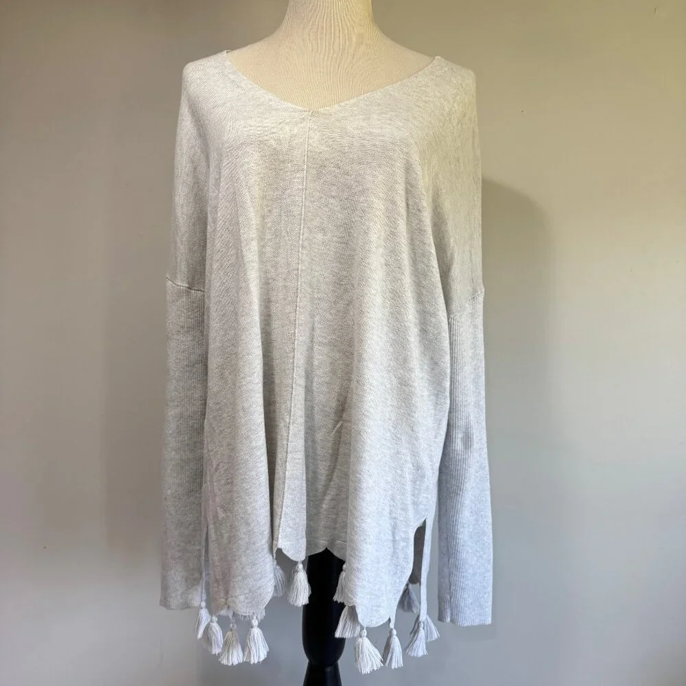 LILLY PULITZER Martime Sweater in Heathered Sea Pebble Gray